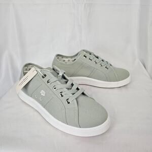 Tommy Bahama Women's Canvas Memory Foam Sneakers NWT Size 9 Green White